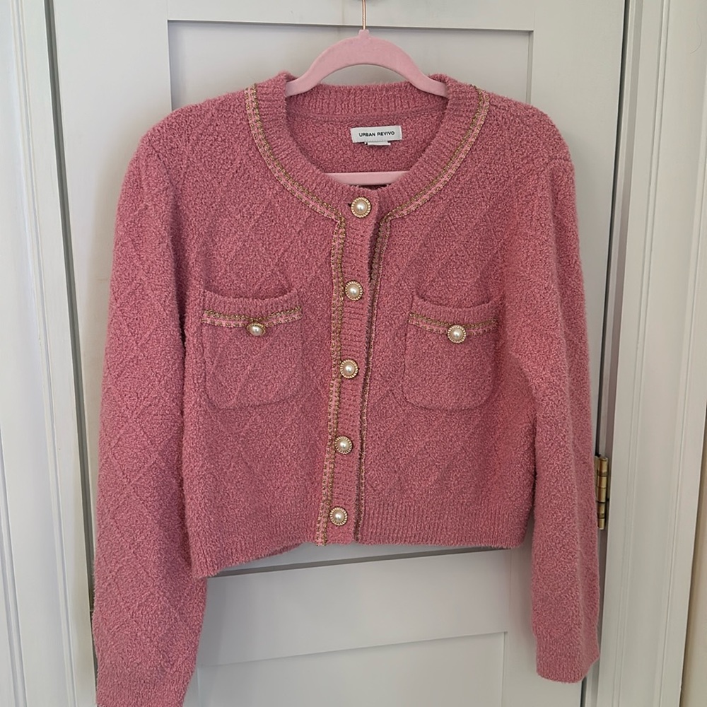 pink cardigan jacket by Urban Revivo - L / size 8